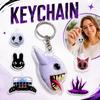 Animal Keychain Pendant, Clinic Keyring Gift for and Staff