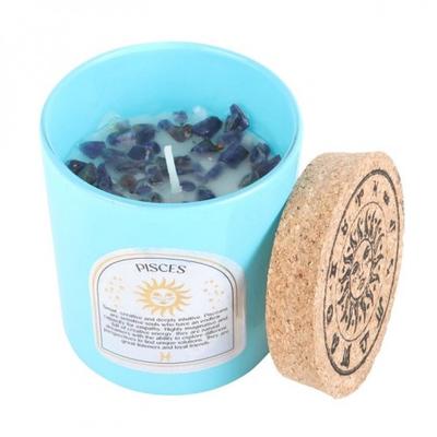Pisces Gardenia Aquamarine Scented Candle