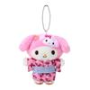 Sanrio Mascot Holder (Character-filled Summer Festival) My Melody PolyesterSteel Suitable Ages 6 Up 404349