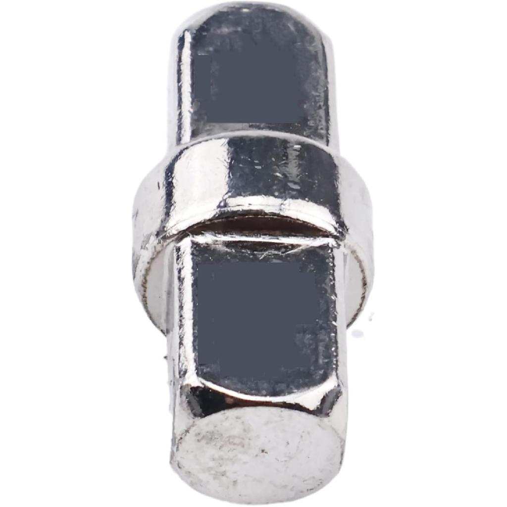 3/8'' Double Head Socket Sleeve Adapter Hexagonal Connector Socket Compatible With Square Head Electric Wrench Extension Rod