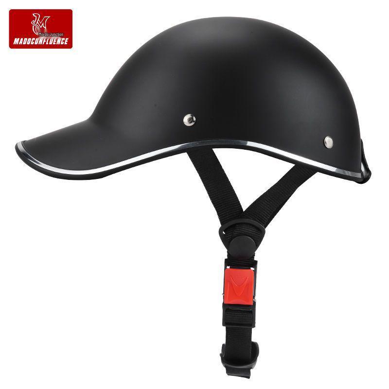 

Летний легкий велосипедный шлем с козырьком для мужчин и женщин - Дышащий, стильный, полукепка от солнца One Size (Fits 55-62 cm)