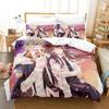 3D Print Anime Game Collar X Malice Bedding Set Printed With Pillowcase Bed Duvet Cover Soft Single Double Queen Super King Size