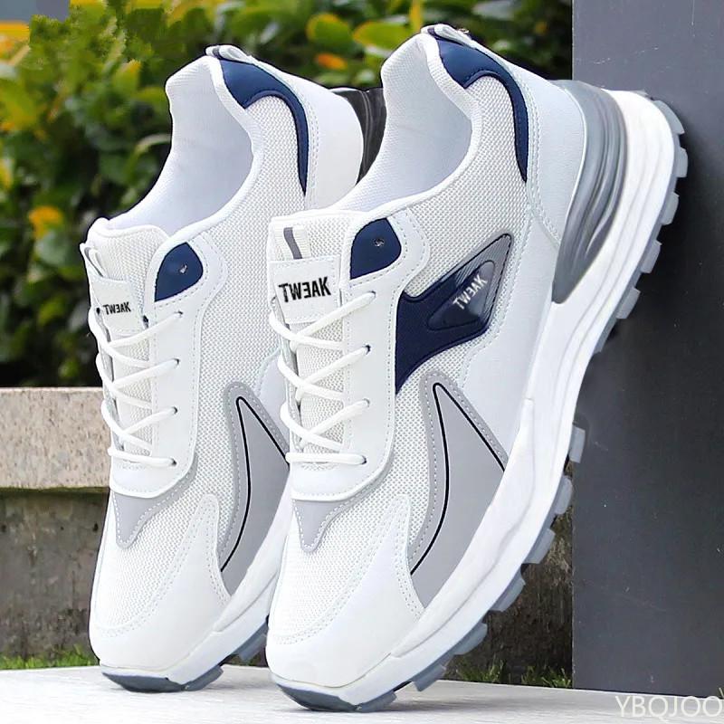 New men's spring summer casual shoes versatile mesh sports simple comfortable breathable anti slip wear-resistant running shoes