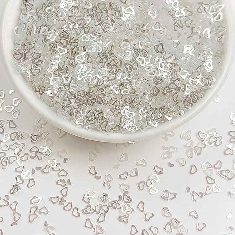 Irregular High-Flash Silver Crystal Sequin Jewelry DIY Accessories