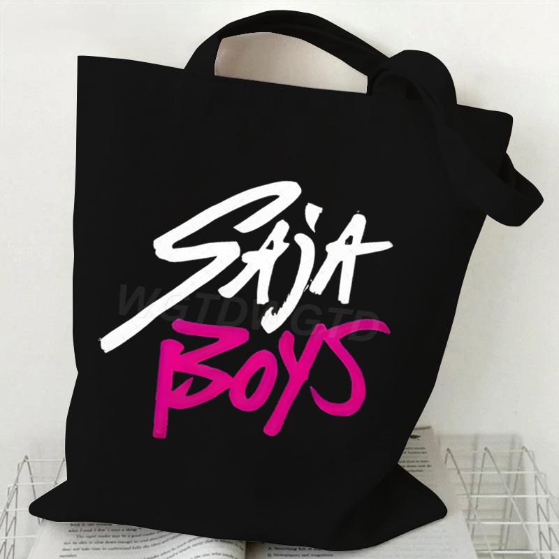 Witch Hunters Peripheral Printing Fashion Shoulder Bag Women's Large Capacity Student Portable Tote Bag Canvas Bag