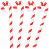 4Pcs Christmas Inflatable Sticks Candy Cane Shaped Balloons Heavy Duty PVC Festive Decorations for Door Window Ceiling Hanging
