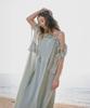 Aiseugadeuneiogongpal Off-Shoulder Chiffon Dress_Seafoam Green