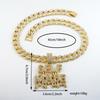 European and American Necklace SELFMADE Double Row Letter Pendant, Personalized and Creative Hip-hop Necklace