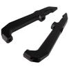 Pair Motorcycle Rear Passenger Seat Handle Bar Aluminium Alloy Replacement for MSX125 GROM Black