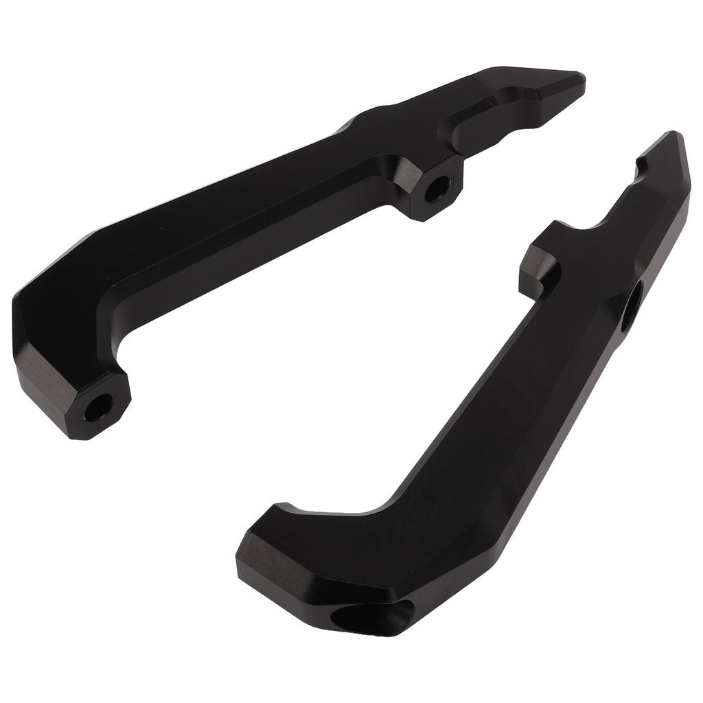 Pair Motorcycle Rear Passenger Seat Handle Bar Aluminium Alloy Replacement for MSX125 GROM Black