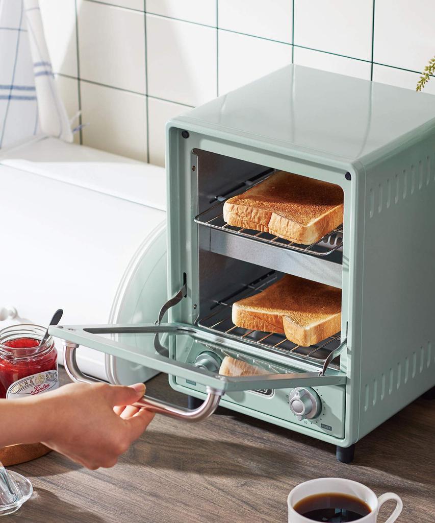 Toffy Toaster Oven, Pale Aqua, K-TS4-PA