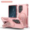 For Magsafe Stand Case For Samsung S25 S24 Ultra S25 Plus Magnetic Wireless Charging Case Luxury Shockproof Cover For S24Ultra