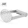 Vegetable Masher Tool Potato with Anti-Slip Rubber Handle U-Shaped Design Potatoes Heavy Duty Uniform Mesh for Sweet Pumpkin Beans Hand Press