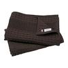 Hiorie Waffle Towel Bath Towel Set of 2, Chocolate, Made In Japan, Quick Dry, 100% Cotton, Imabari Towel Certified
