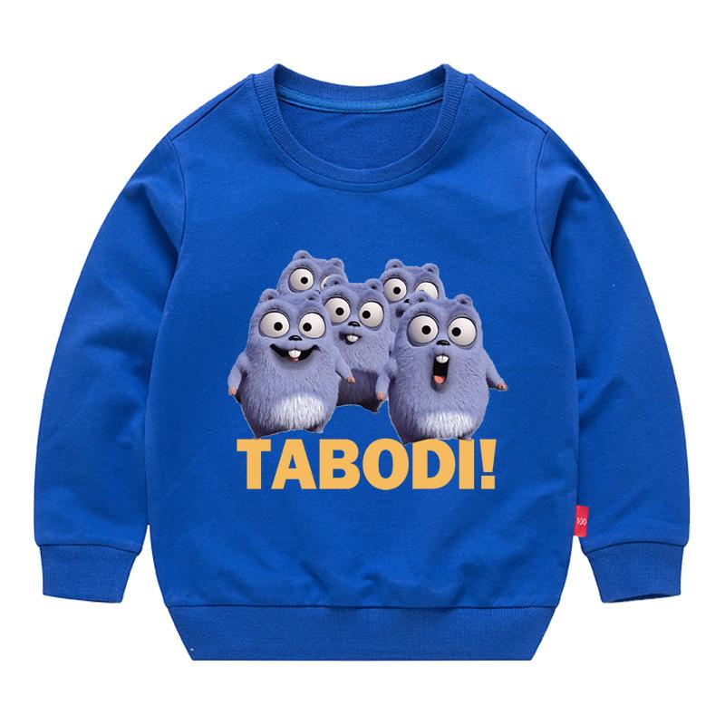 Grizzy E I Lemming Tabodi Grafica Autunno Felpe Bambino Anime Maglietta Manica Lunga Bambini Cartoni Animati Vestiti Girocollo Top