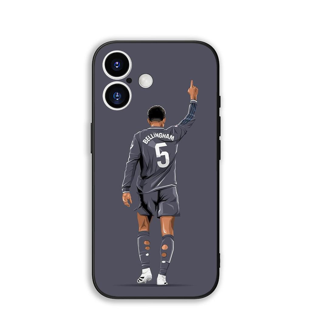 Casing for Motorola Moto G86 G57 G14 G34 G67 G84 G24 A54 G15 G17 Power Protective Cover Phone Case Soccer No 5 Star Football No5