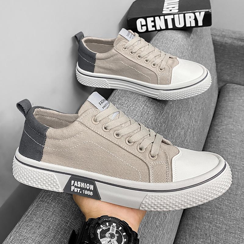 Men's 2025 Summer New Breathable Versatile Skateboarding Shoes Men's Soft Bottom Casual Sports Trend Fashion Canvas Shoes