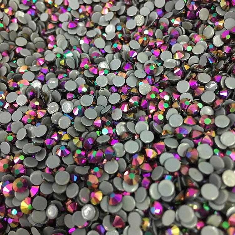 Color Summary Clothes Imitation Austrian Hot Diamond Clothes Diamond Dance Clothing Diamond Xiuhe Clothing Diamond Flat Bottom Diamond Accessories