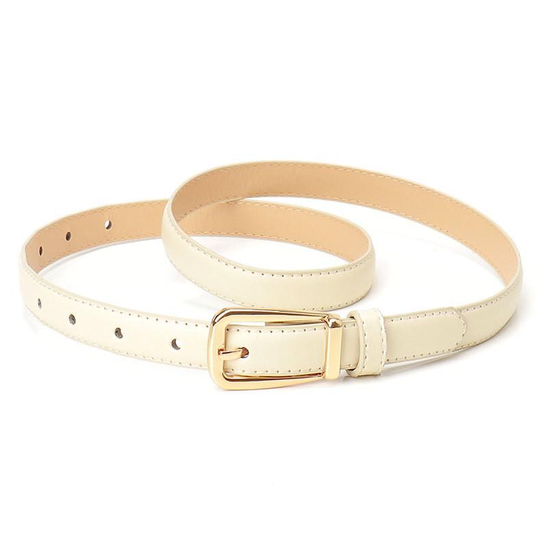 Womens Slim Alloy Buckle Belt With Leopard Print PU Leather Waistband Jeans Casual Office Wear