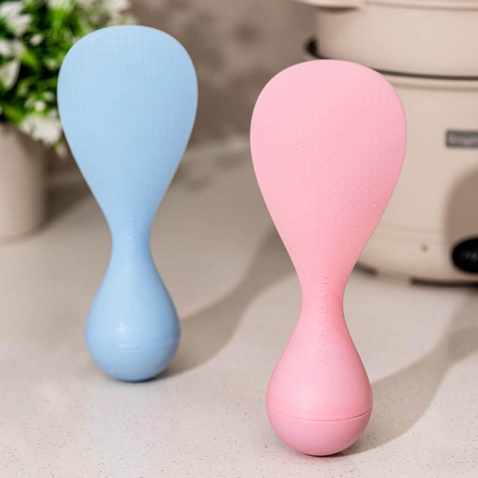 Heat-Resistant Non-Stick Stand-Up Rice Spoon for Kitchen Use