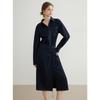 ELLE French Style Asymmetrical Waist Shirt Dress