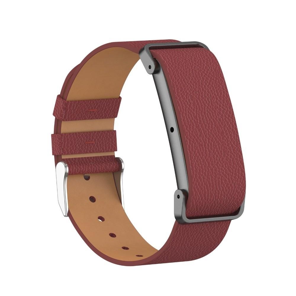 Adjustable Fitness Tracker Strap PU Leather Watch Strap for Google Fitbit Air for Men Women