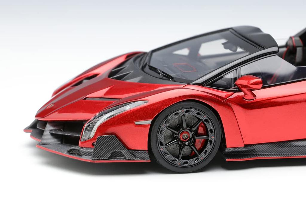 EIDOLON Lamborghini Veneno Roadster 2015 Rosso Veneno Completed Product EM451A 1/43
