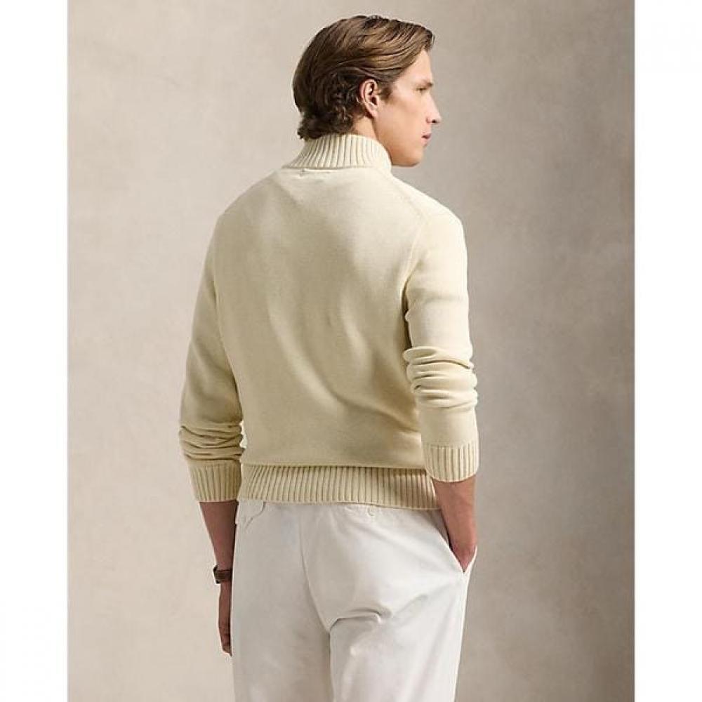 Polo Ralph Lauren Men Cotton Quarter Zip Sweater  Mnposwe16822188101 