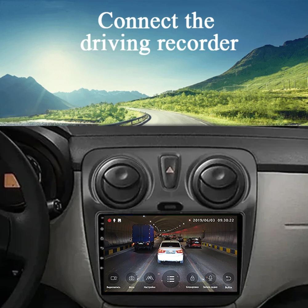 Android 14 Video Playe Carplay Auto WIFI+4G For Renault Lodgy Dacia Dokker 2012-2020  Car Radio Multimedia Navigation GPS Stereo