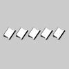 50Pcs Metal Refill Clips Slim Profile Paper Fasteners Push Clip Refills  Receipt Sorting