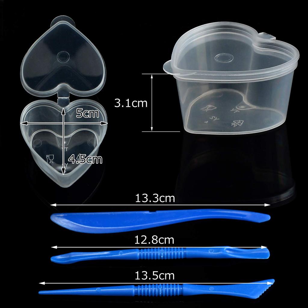 Slime Set of with Slime Slime Kit Cases, 24, Spatulas, Containers, [SxP]