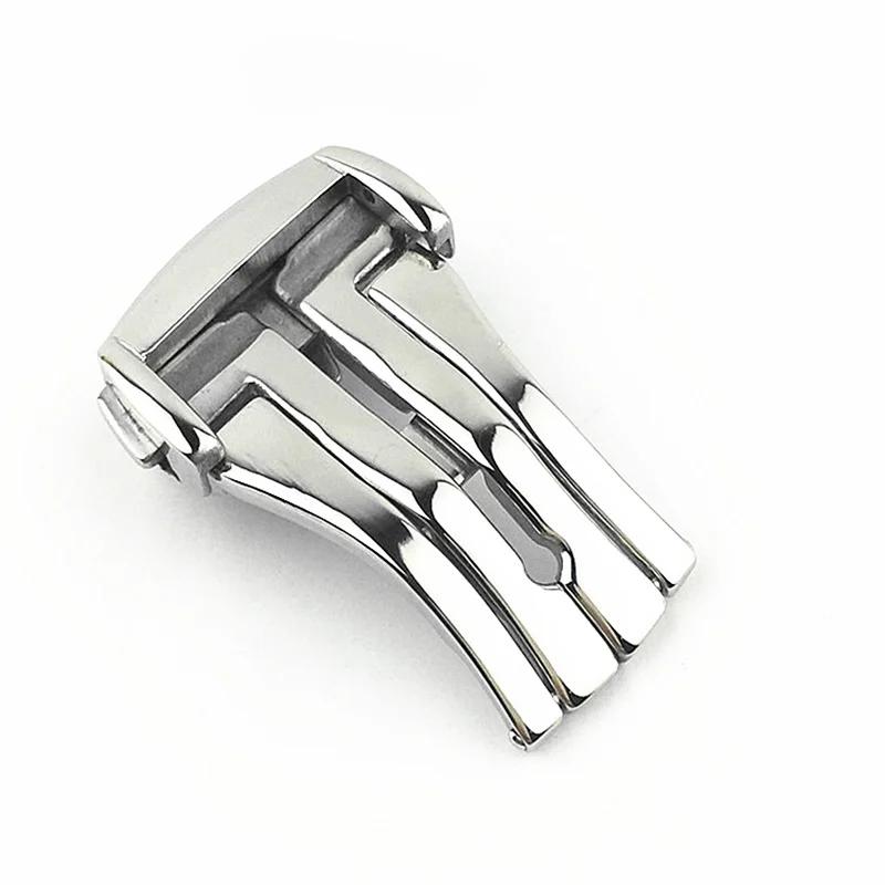 

Ремешок для часов 16 мм, 18 мм, 20 мм, пряжка для часов из нержавеющей стали для Omega, кожаный ремешок, кожаная резинка, металлическая складная застежка, аксессуары, инструменты 18mm