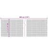 Vidaxl Garden Fence Mat, 300X80 Cm, Reed