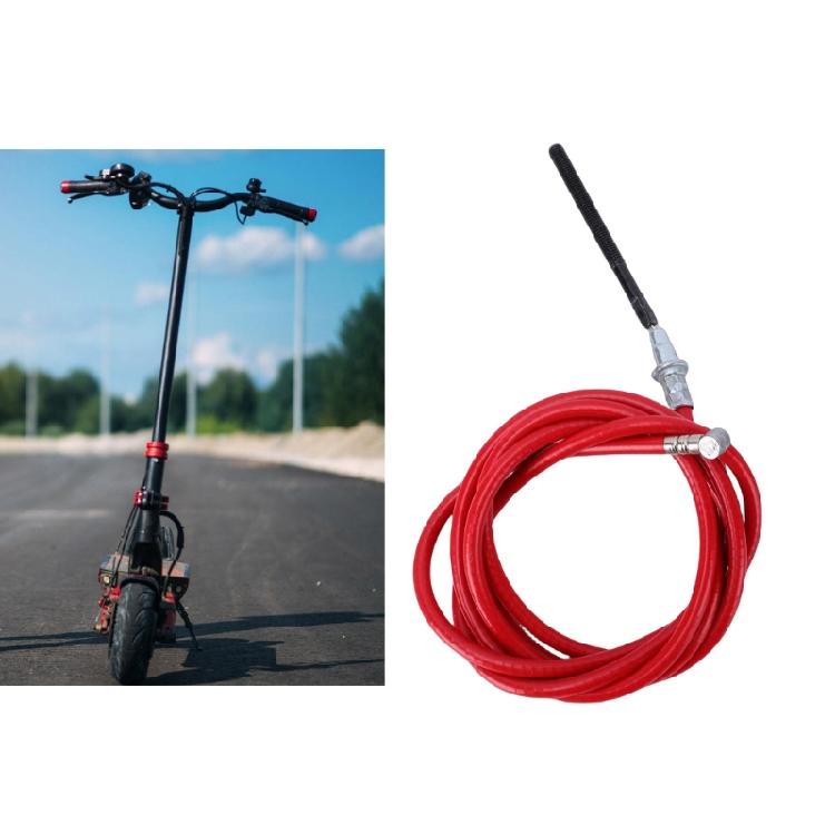 Bright Red Brake Wire Brake Cable Line Perfect For MI5 Electric Scooter Offer Long Terms Durability
