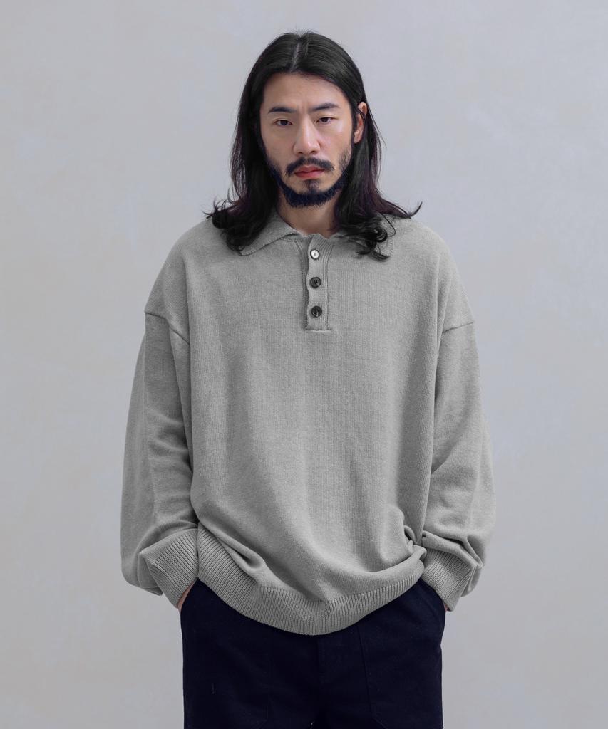 RUGGED HOUSE Newport Classic Collar Knit 3 Colors