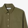 [lacoste] Women's Oversized Poplin Shirt CF0215-55NE9F