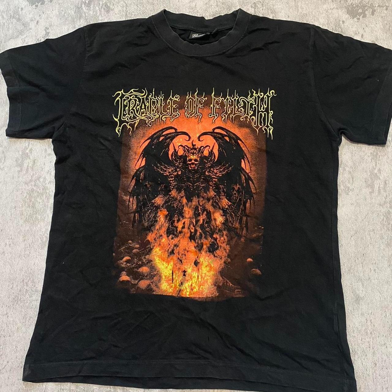 Cradle Of Filth Rock Metal Vintage Y2k 2000s Retro 90s Goth Punk Dark Demon XL