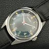 VINTAGE HMT HAND-WINDING INDIAN MENS BLACK COLOR DIAL WATCH A702806-1 R211-a702806