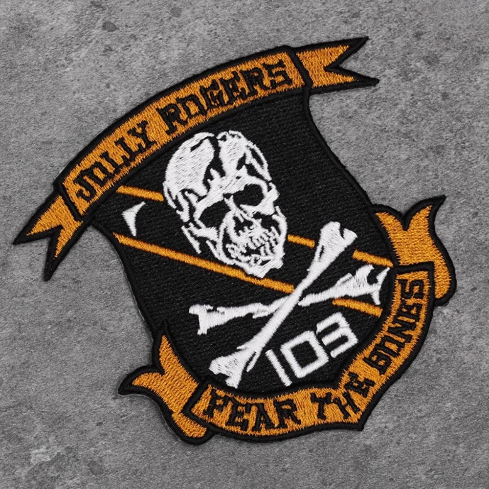 

NAVY VFA-103 Череп Пиратский флаг нарукавная повязка эскадрильи летная куртка значок HNA значок военного фаната вышитый значок