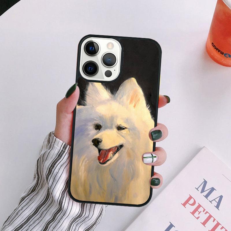Japanese Spitz Dog Phone Case For iPhone 17 Air 14 13 12 16Pro Max 15  Plus Cover Shell Max coque