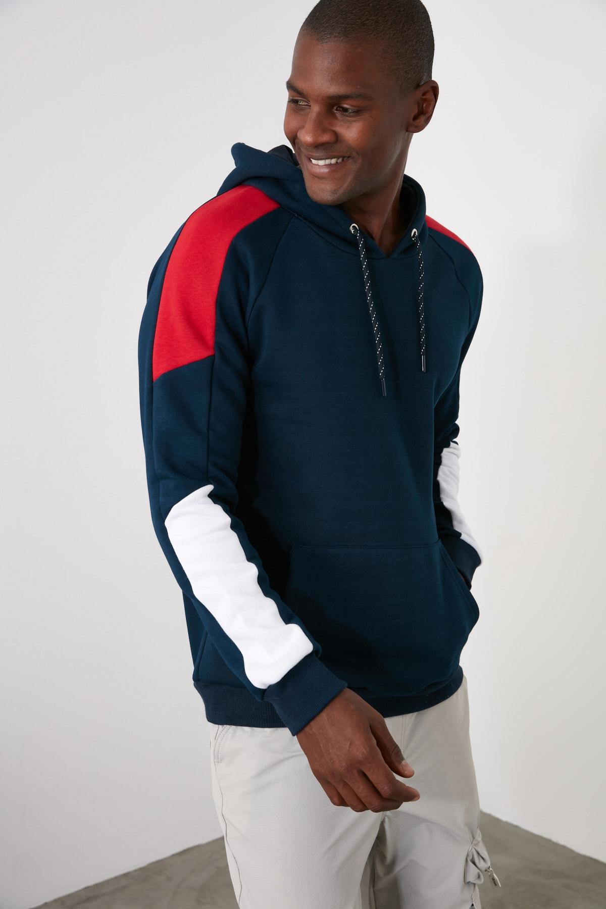 

Толстовка мужская темно-синяя TMNAW21SW0262..