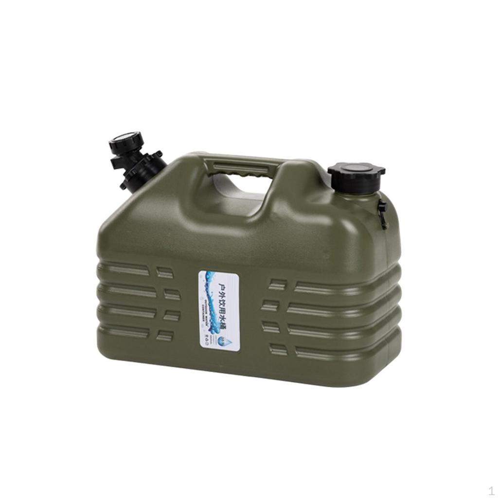 Carrier Tank with Faucet Large Capacity Outdoor Camping Hiking Fishing Water Storage Bucket
