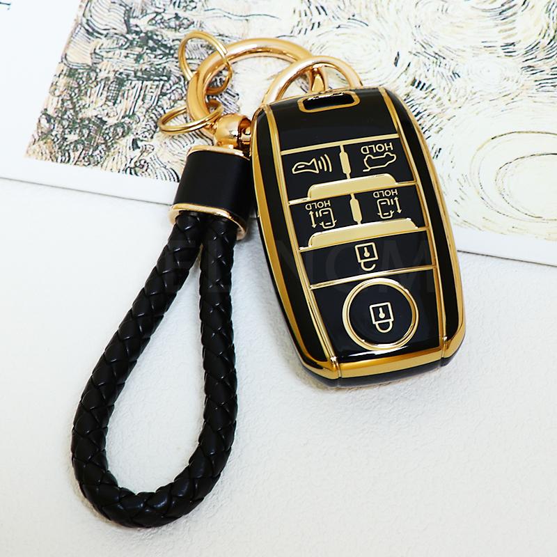 5 6 Button Remote Holder For Kia Sedona Grand Carnival Sorento Shell Fob Control Tpu Car Key Cover Key Case Protection Skin
