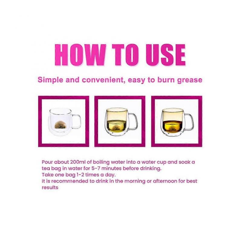 3packs Detox Fat Burner Tea Women's fast Tea for weight loss Weight Loss Tea for Men and Women Abdominal Tea