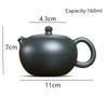 Chinese Yixing Purple Clay Teapot Handmade Xishi Tea Pot Beauty Tea Infuser Kettle Household Tradition Zisha Teaware 150ml
