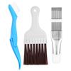 Set of 3 Combs for Air Conditioner Condenser Fins - Cleaning, Plastic and Metal, AIMOONSA