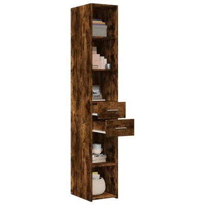 Highboard Smoked Oak 30 X 42.5 X 185 Cm Particleboard