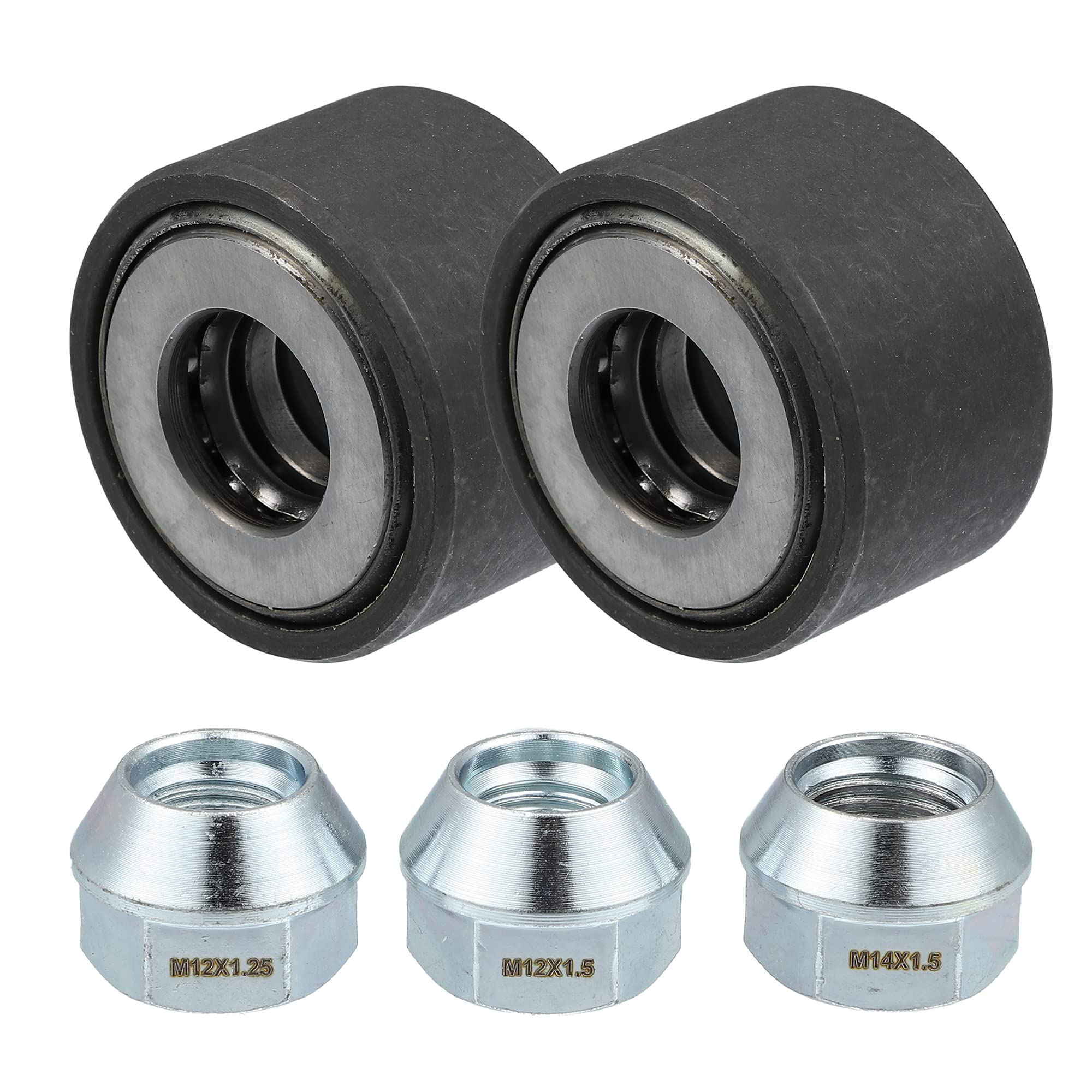 

uxcell Universal Wheel Stud Installer with Wheel Lug Nuts Silver 1 Stud Bolt Wheel Nut Hub Bolt Replacement Tool Tool, Iron, 19.5mm Hex, (M12x1.25,