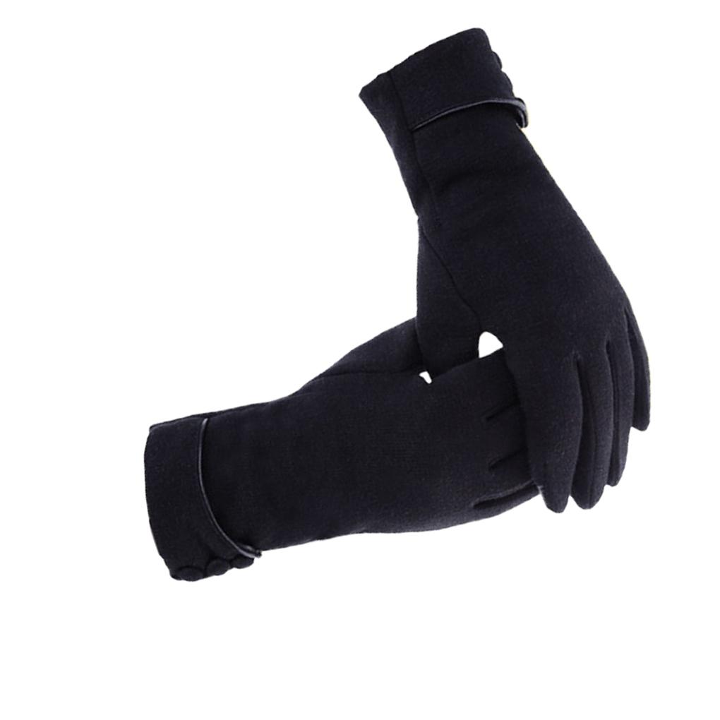 Winter Women Fleece Warm Keeping Screen Glove Outdoor Sport Riding Skiing