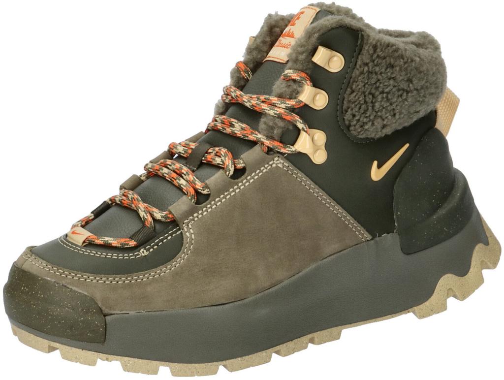 Nike Classic Boot PRM WP Женские кроссовки цвета хаки/кунжута/меда. Олива